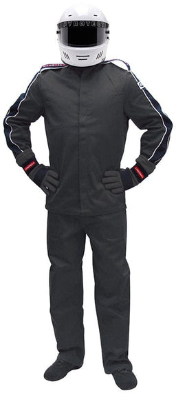 Pyrotect Safety Equipment SFI-5 Two Layer Nomex Eliminator Black Racing Pants (XX-Large) PY22P0601 Autofit