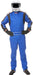Pyrotect Safety Equipment SFI-5 Two Layer Nomex Sportsman Deluxe One Piece Blue Racing Suit (Medium) PY210203 Autofit