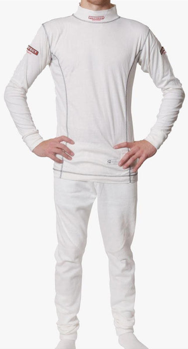 Pyrotect Safety Equipment White, SFI Approved Inner Wear Turtle Neck Top (XX-Large) PY4700600 Autofit