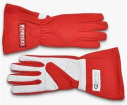 PYROTECT SFI 3.3/5 Two Layer Nomex Two Layer Red Racing Gloves (Medium) PYG2220000 Autofit