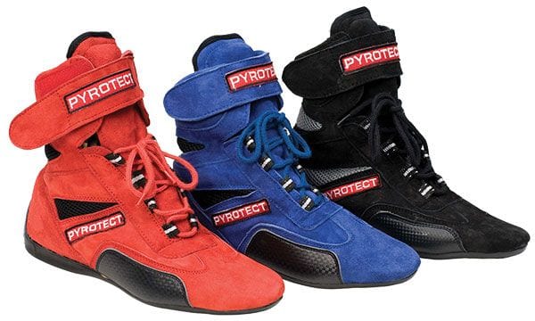 PYROTECT SFI-5 Rated Ankle Top Black Racing Shoes Size 14 PYX48140 Autofit
