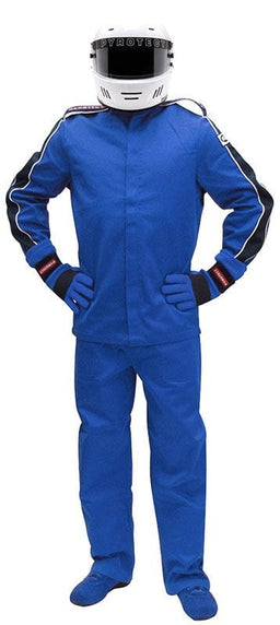 PYROTECT SFI-5 Two Layer Nomex Eliminator Blue Racing Jacket (Medium) PY22J0203 Autofit