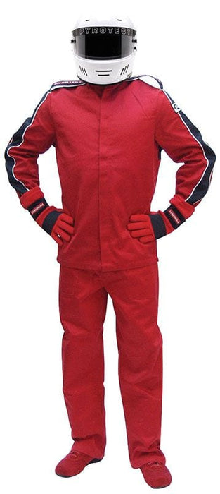 PYROTECT SFI-5 Two Layer Nomex Eliminator Red Racing Pants (Small) PY22P0102 Autofit