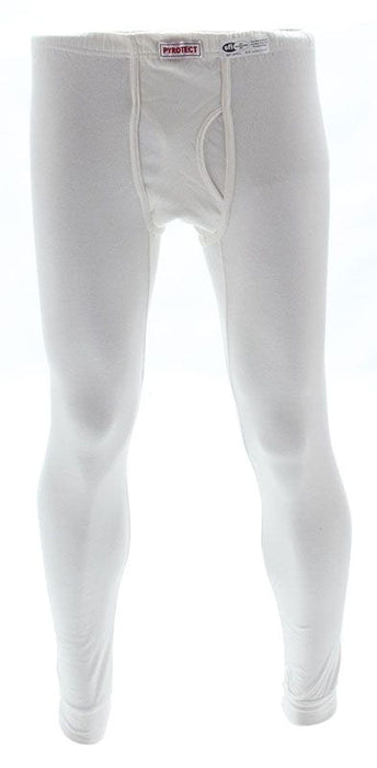 PYROTECT White, SFI Approved Inner Wear Bottom (X-Small) PY4710099 Autofit