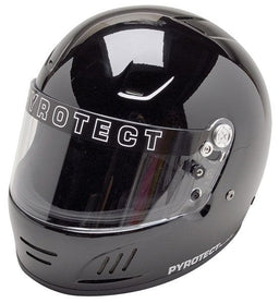 PYROTECT With Clear Shelid. Snell SA2015 Rated Black Pro Airflow Full Face Helmet (XX-Small) PY9010985 Autofit