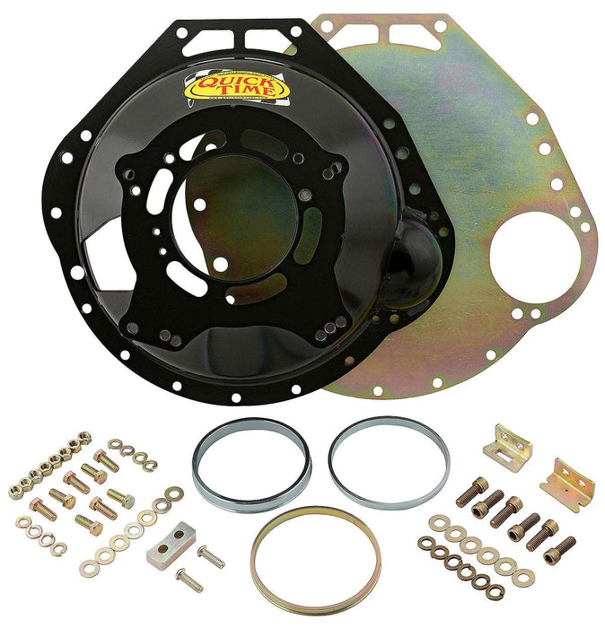 QTI Suit SB Ford With T10 & TKO Transmission, 157 Tooth, 10.5" Clutch Steel SFI 6.1 Bellhousing QTRM-6063 Autofit
