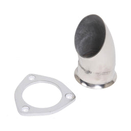 QTP 2-1/2" 3-Bolt Flange Round Polished S/S Adjustable Turn Down QTP11250 Autofit