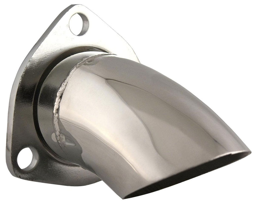 QTP 2-1/2" 3-Bolt Flange Round Polished S/S Adjustable Turn Down QTP11250 Autofit