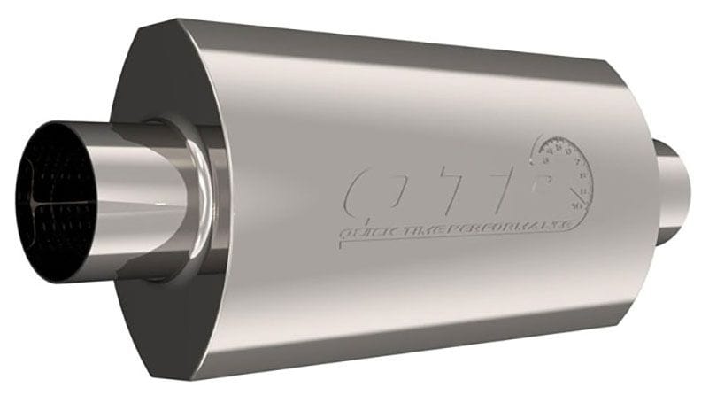 QTP 3" With Center Inlet/Outlet AR3 S/S Muffler QTP12300 Autofit