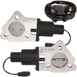 QTP Includes Electric Valve, Toggle Switch & Wiring 2-1/2" Dual Electric Exhaust Cutout Kit QTPEC50 Autofit
