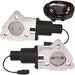 QTP Includes Electric Valve, Toggle Switch & Wiring 2-1/2" Dual Electric Exhaust Cutout Kit QTPEC50 Autofit