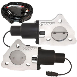 QTP Includes Electric Valve, Toggle Switch & Wiring 2-1/4" Dual Electric Exhaust Cutout Kit QTPEC45 Autofit