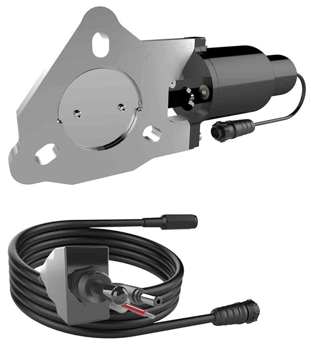 QTP Includes Electric Valve, Toggle Switch & Wiring 2-1/4" Single Electric Exhaust Cutout Kit QTPEC225 Autofit