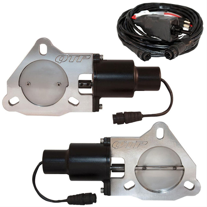 QTP Includes Electric Valve, Toggle Switch & Wiring 3" Dual Electric Exhaust Cutout Kit QTPEC60 Autofit