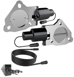 QTP Includes Electric Valve, Toggle Switch & Wiring 3" Dual Electric Exhaust Cutout Kit QTPEC60 Autofit