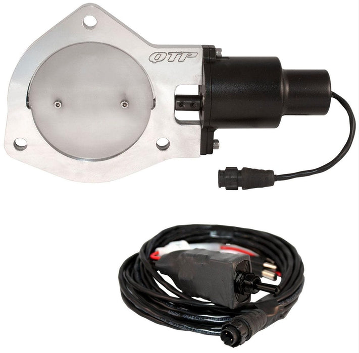 QTP Includes Electric Valve, Toggle Switch & Wiring 4" Single Electric Exhaust Cutout Kit QTPEC40 Autofit