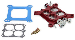 QUICKFUEL 1-11/16" SS Plates, Dual Pump, Dual Bolt Pattern 4150/4500 Billet Throttle Body Assembly - Red Q-12-755 Autofit