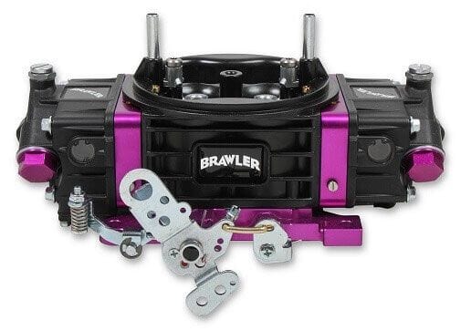 QUICKFUEL Mechanical Secondaries, No Choke, 4150 Series, Black Coated Finish 750 CFM Brawler Race Carburettor Q-BR-67302 Autofit