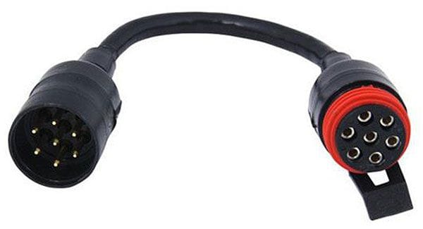 RACEPAK 7-Pin Black Connector Interface Module Cable, 24" R280-CA-IM-024 Autofit