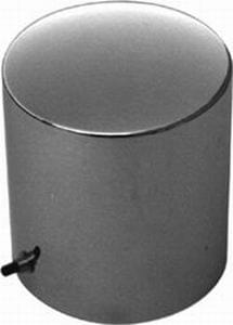 Racing Power Company 4-9/32" H x 3-11/16" OD Chrome Steel Oil Filter Cover RPCR1070 Autofit