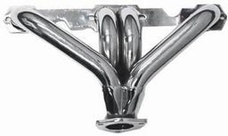 Racing Power Company Fits 1942-up S/B Chev, Frames 265-400, Fits Regular or Slant Plug Hea Chrome Heavy Duty Steel "Block Hugger" Street Header RPCR9962 Autofit