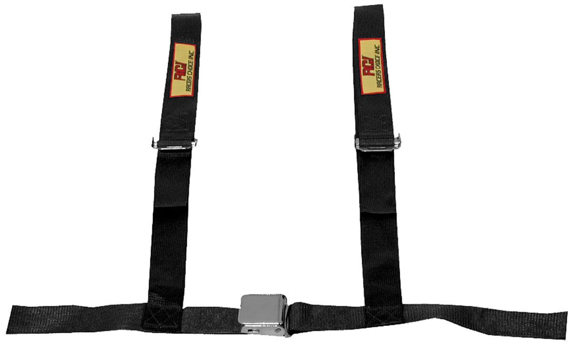 RCI Non SFI 4 Point 2" Street Racing Harness - Black RCI9450D Autofit
