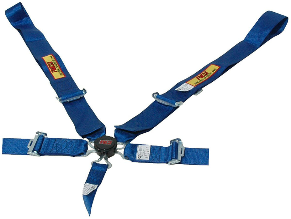 RCI Pull Down Type. SFI 16.1 Rated 5 Point 3" Cam-Lock Type Racing Harness - Blue RCI9210CC Autofit