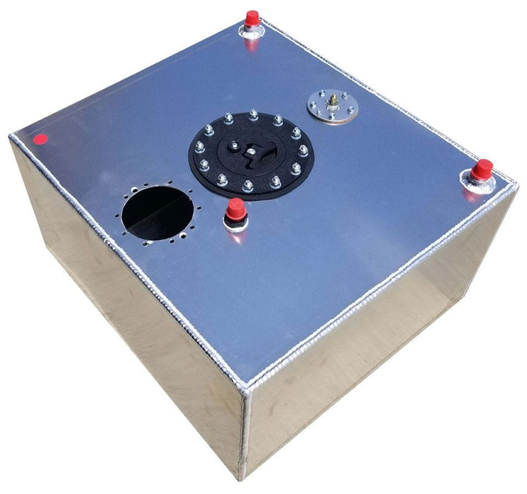 RCI With 0-90 ohm Sender, 17" x 17" x 9" 10 Gallon (38L) Aluminium Fuel Cell - Silver RCI2100AS Autofit