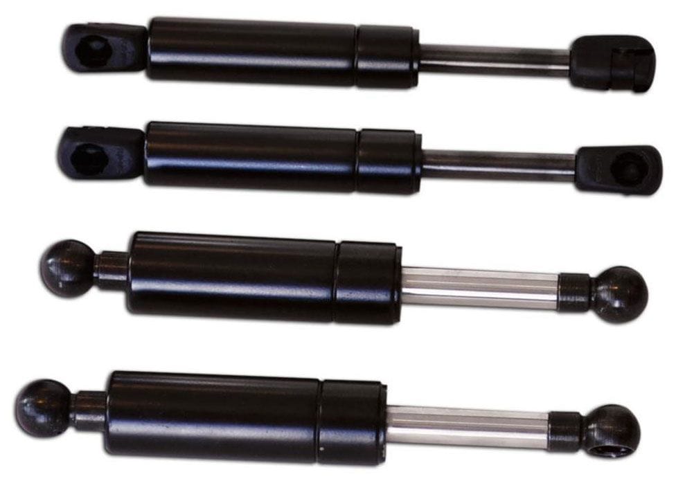 RING 260lb Weight Limit Universal Replacement Gas Struts - Black Finish RING99000-260 Autofit