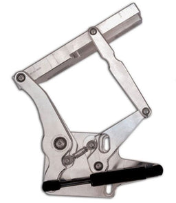 Ring Brothers Suit 1967-1968 Mustang, Solid Frame for Steel Bonnet Billet Bonnet Hinge Kit - Natural Finish RING50678-1021NS Autofit