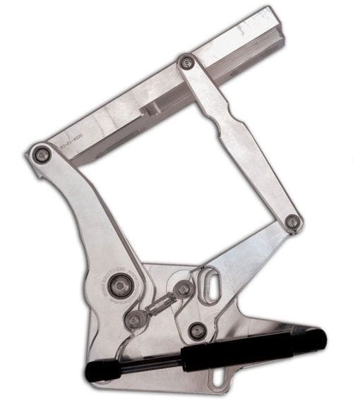 Ring Brothers Suit 1967-1968 Mustang, Solid Frame for Steel Bonnet Billet Bonnet Hinge Kit - Natural Finish RING50678-1021NS Autofit