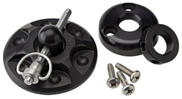 RING Suit 1965-1970 Mustang Billet Bonnet Pin Kit - Black Finish RING50650-5511B Autofit