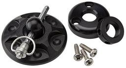 RING Universal, Black Anodised Finish Billet Hood/Bonnet Pin Kit RING99000-5501B Autofit
