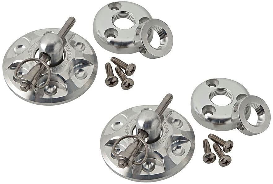 RING Universal, Natural Finish Billet Hood/Bonnet Pin Kit RING99000-5501N Autofit