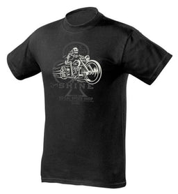 ROADSTER Black Small SO-CAL Speed Shop Shine Bike Short Sleeve T-Shirt SOJSM-1504TC10S Autofit