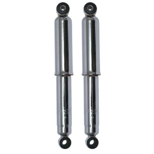 ROADSTER Chrome Finish, 9-1/4" closed and 14-1/4" extended SO-CAL Speed Shop Steel Covered Speedshocks SO60682Q5 Autofit