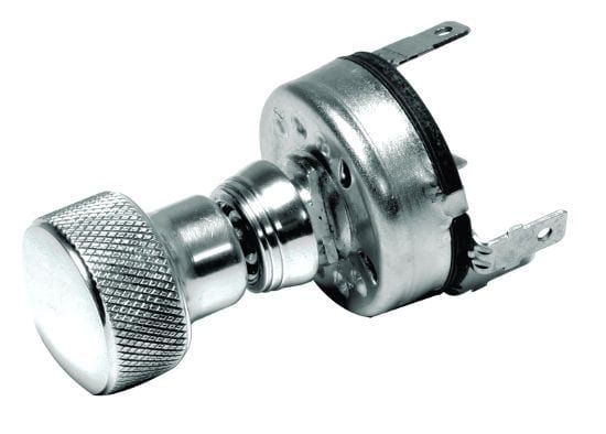 ROADSTER SO-CAL Speed Shop Polished Knurled Speed Knob 2-Position Wiper Switch SO001-6079 Autofit
