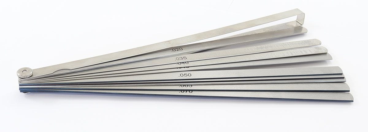 ROCKET .020" to .075" Carbon Steel Clutch Feeler Gauge Set, 12" Long EAST-FB020-075CS Autofit