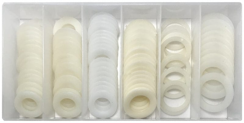 ROCKET 100 Pieces Nylon Oil Drain Plug Gasket Assorment Kit RP-NDPW100 Autofit