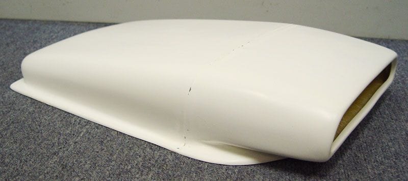 ROCKET Fibreglass Bonnet Scoop (Small) Fibreglass Bonnet Scoop (Small) Autofit