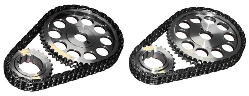ROLLMASTER Suit BB Chrysler 361-440, Single Bolt Cam Sprocket D/Row Timing Chain Set Nitrided ROCS5100 Autofit