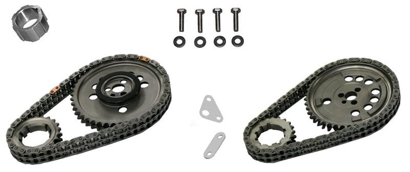 ROLLMASTER Suit LS7 3 Bolt, Raised Cam 0.388" Timing Chain Set Nitrided With Torrington Thrust Plate ROCS10040 Autofit