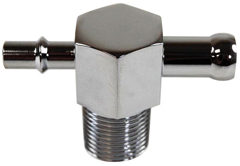 RPC 3/8" NPT x 3/8" & 1/4" Barbs Aluminium Tee Fitting RPCR4531 Autofit