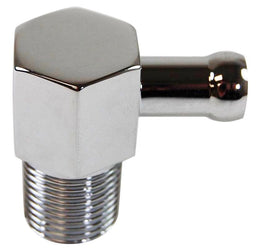RPC 3/8" NPT x 3/8" Aluminium Chrome 90 Degree Fitting RPCR4532 Autofit