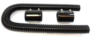 RPC 5/8" x 44" Length Stainless Steel Radiator Hose Kit, Black RPCR7313BK Autofit