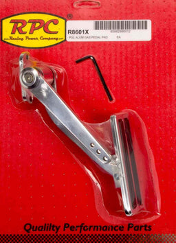 RPC Aluminium Pad with Aluminium Arm. (Suit Manual Transmission) Aluminium Throttle Pedal with Rubber Insert (Polished Finish) RPCR8601X Autofit