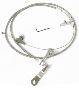 RPC Braided Stainless Kick Down Assembly for Ford C-6 RPCR6048 Autofit