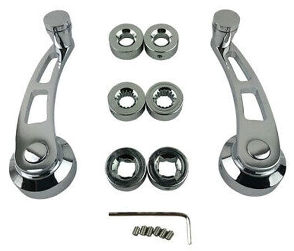 RPC Chrome Aluminium Window Handles 4-1/4" RPCR8408 Autofit