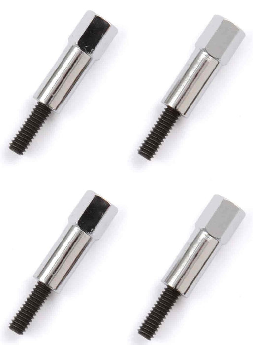 RPC Chrome Steel Hex Head Mini Bolt, 1-3/8" H with 1/4"-20 x 1-3/8" Thread (Pack of Autofit