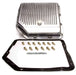 RPC Drain Pug Included, Extra Capacity 3-1/2" Deep Chrome Steel Transmission Pan for GM Turbo 350, Finned RPCR9198 Autofit
